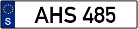 Truck License Plate